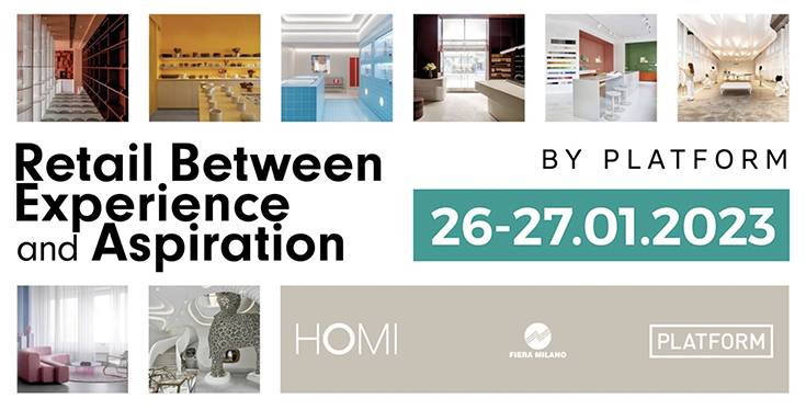 We speech at 'Retail between experience and aspiration' at HOMI Milano!